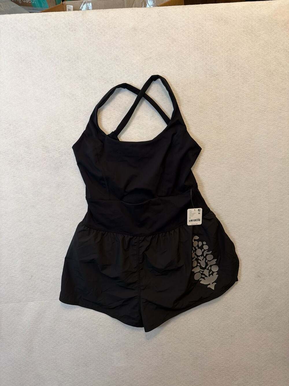 FP Movement The Way Home Onesie Black Motif Size M